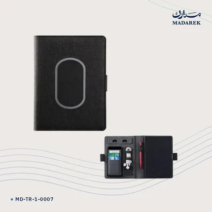 منظم أعمال مع باوربانك — شحن لاسلكي · 8000 مللي أمبير/ساعة