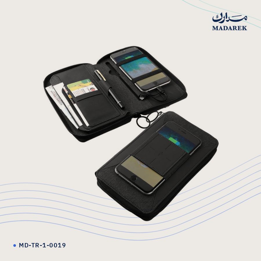 محفظة مع باوربانك شحن لاسلكي · 5000 مللي أمبير/ساعة MD-TR-1-0019