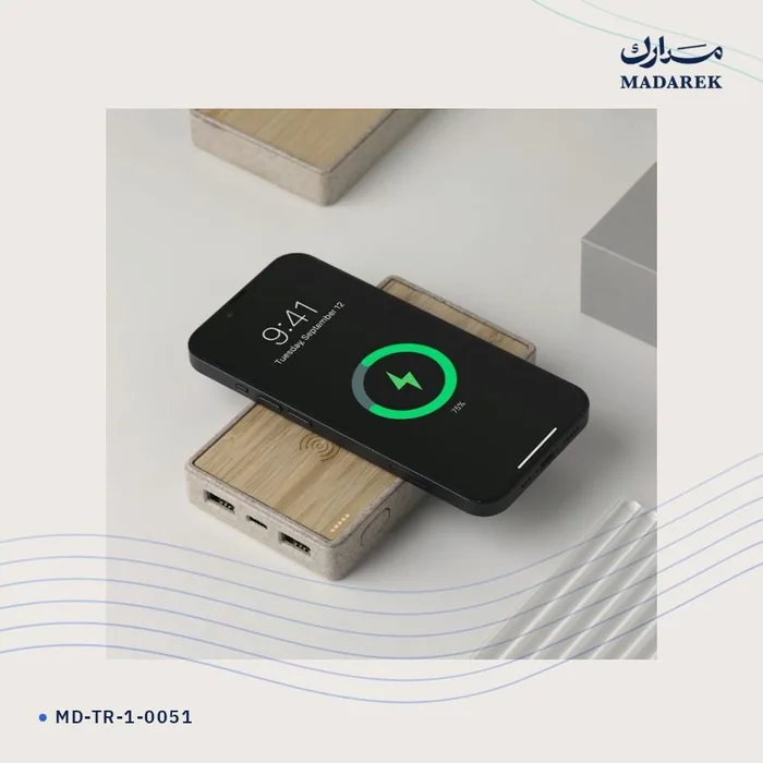 باوربانك — خيزران · شحن لاسلكي