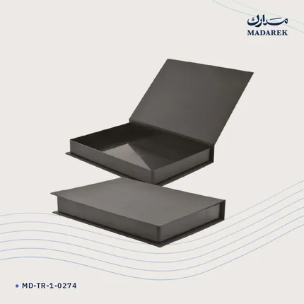 علبة هدايا — كرتون مغلف · 26×21×4 سم