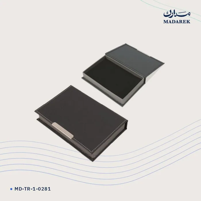علبة هدايا — جلد حراري · 18×12.5 سم