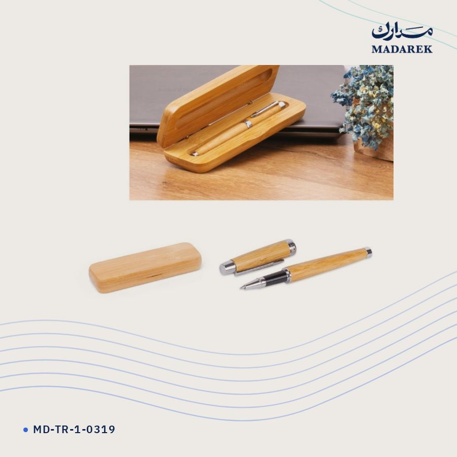 طقم أقلام خشب · مفرد MD-TR-1-0319