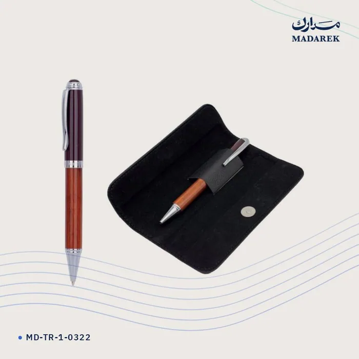 قلم حبر جاف — مع جراب