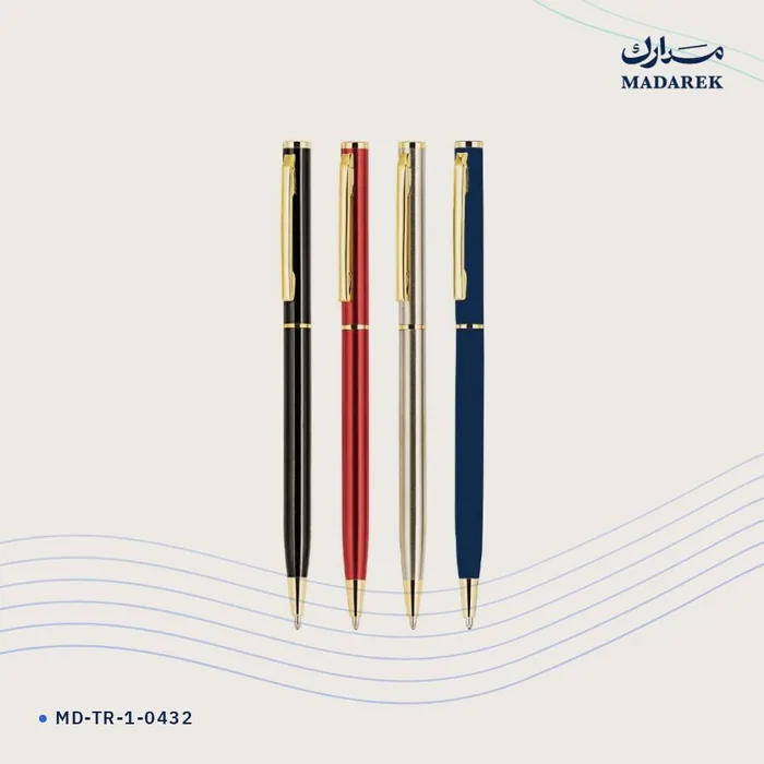 قلم حبر جاف — معدن