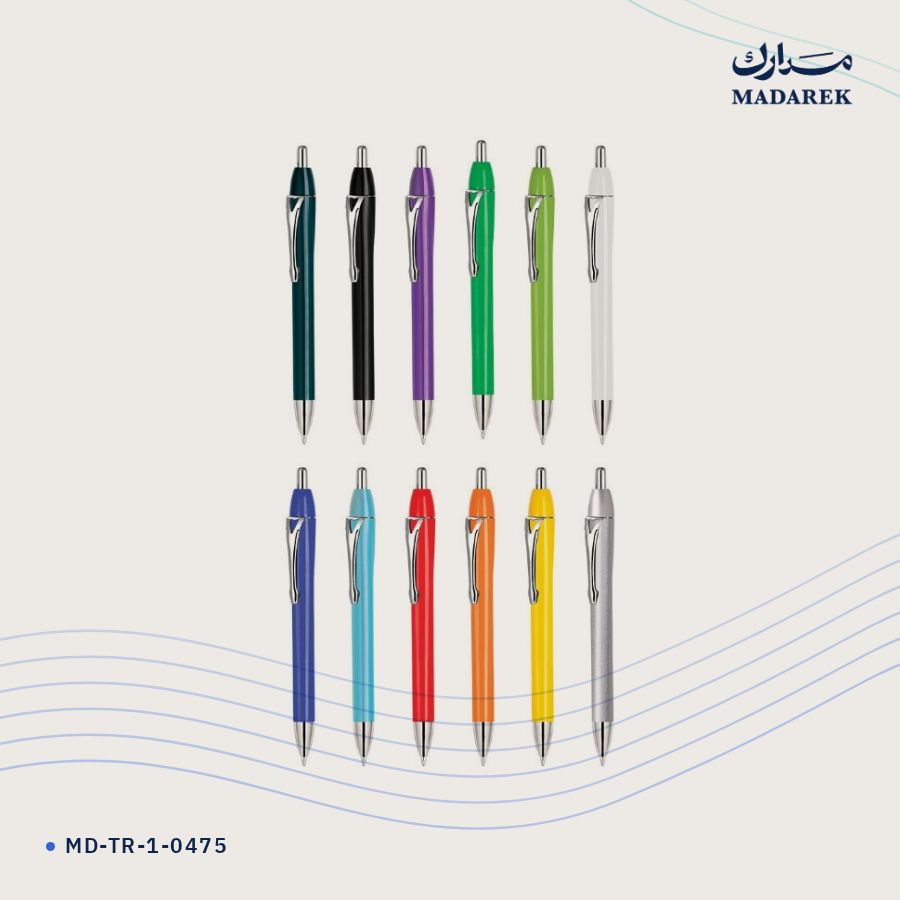 قلم حبر جاف بلاستيك MD-TR-1-0475