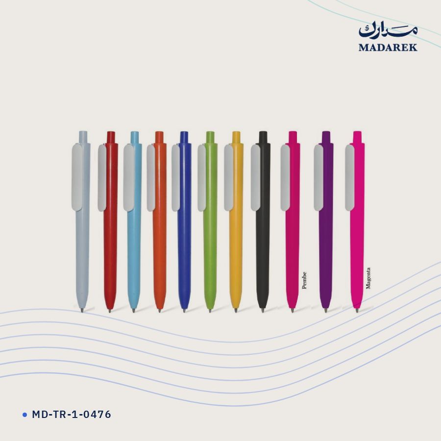 قلم حبر جاف بلاستيك MD-TR-1-0476