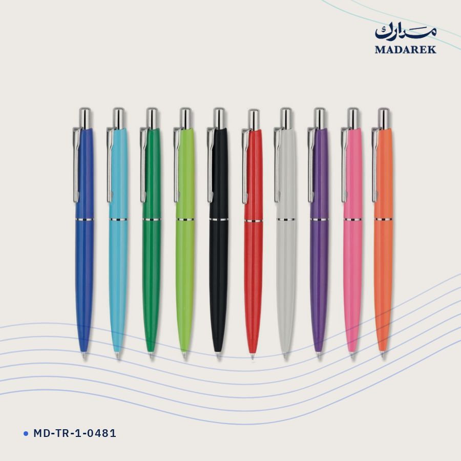 قلم حبر جاف بلاستيك MD-TR-1-0481