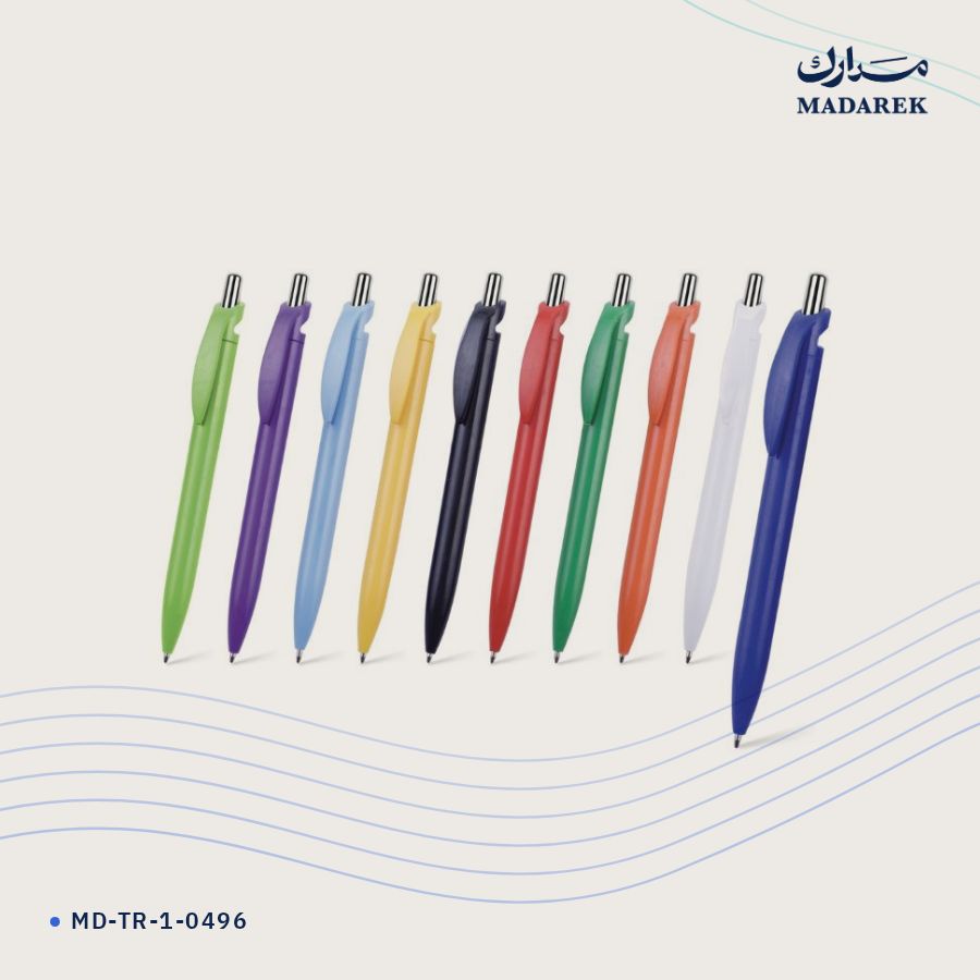 قلم حبر جاف بلاستيك MD-TR-1-0496
