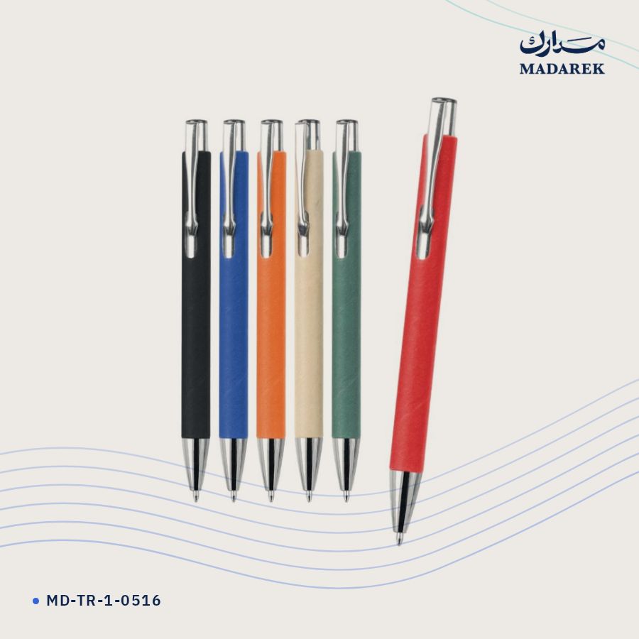 قلم حبر جاف معاد التدوير · صديق للبيئة MD-TR-1-0516