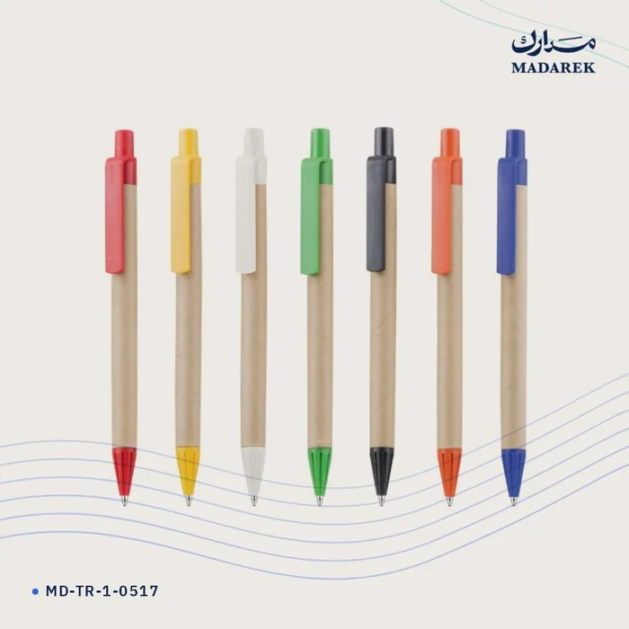 قلم حبر جاف — معاد التدوير · صديق للبيئة