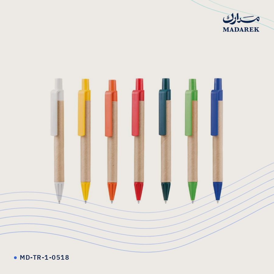 قلم حبر جاف معاد التدوير · صديق للبيئة MD-TR-1-0518