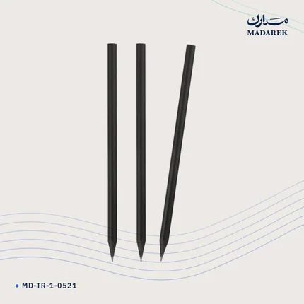 قلم رصاص — أسود · دائري
