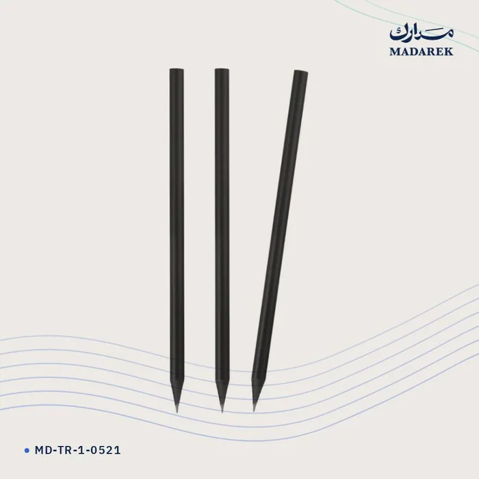 قلم رصاص — أسود · دائري
