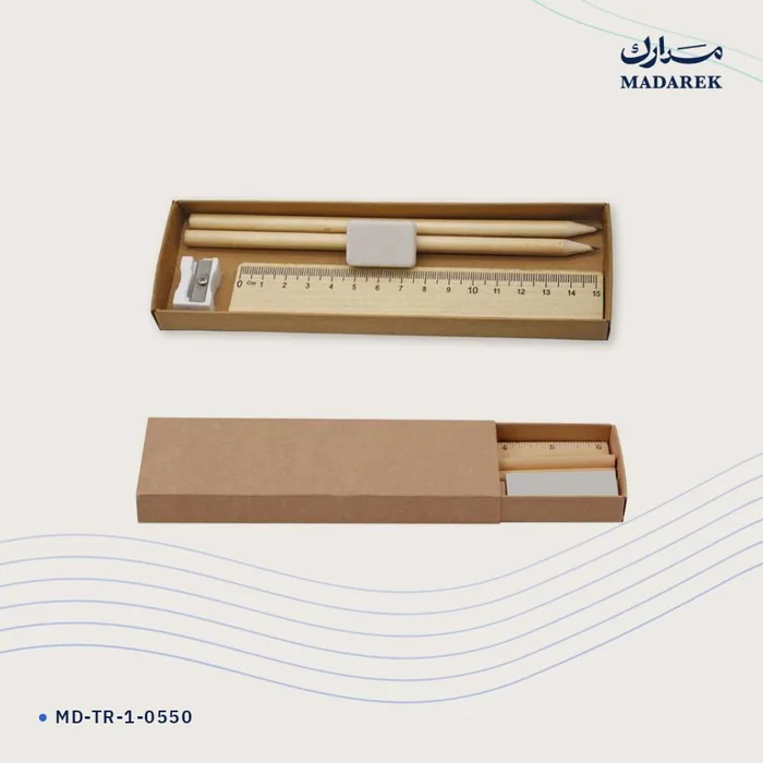 طقم قرطاسية — معاد التدوير