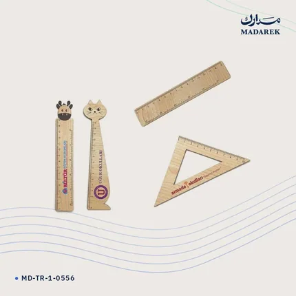 مسطرة — خشب · 20 سم