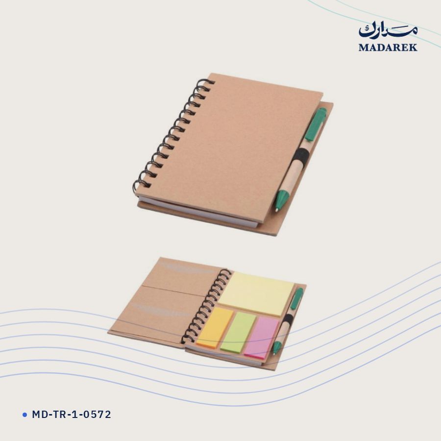 دفتر ملاحظات صديق للبيئة · أوراق لاصقة MD-TR-1-0572