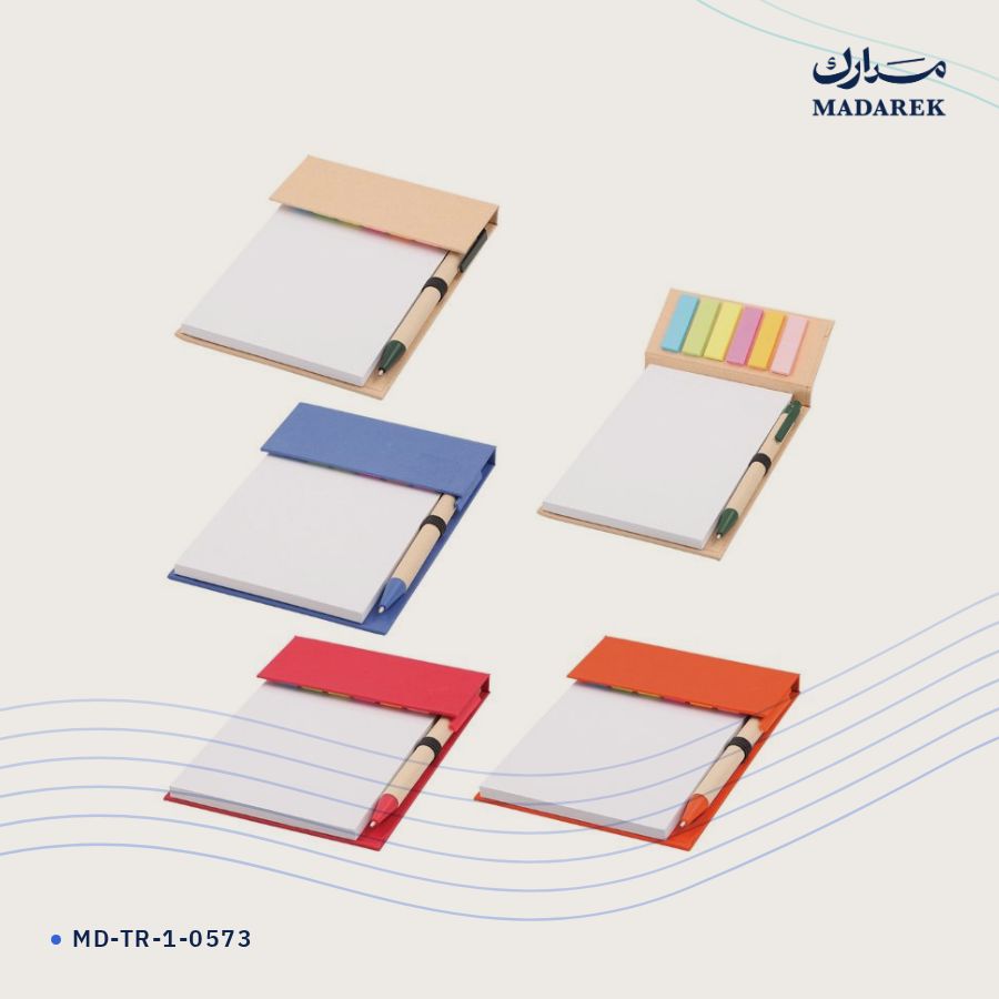 دفتر ملاحظات صديق للبيئة · أوراق لاصقة MD-TR-1-0573