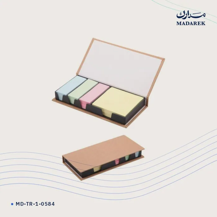 دفتر ملاحظات — معاد التدوير · أوراق لاصقة