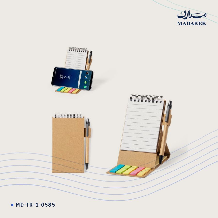 دفتر ملاحظات صديق للبيئة · أوراق لاصقة MD-TR-1-0585