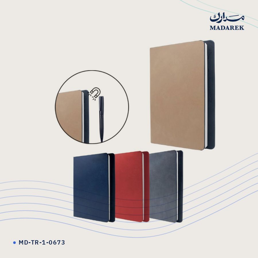 دفتر ملاحظات غلاف صلب · سلك MD-TR-1-0673