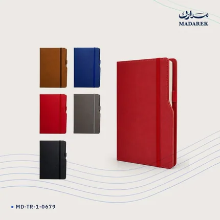 دفتر ملاحظات — جلد حراري · 13×21 سم
