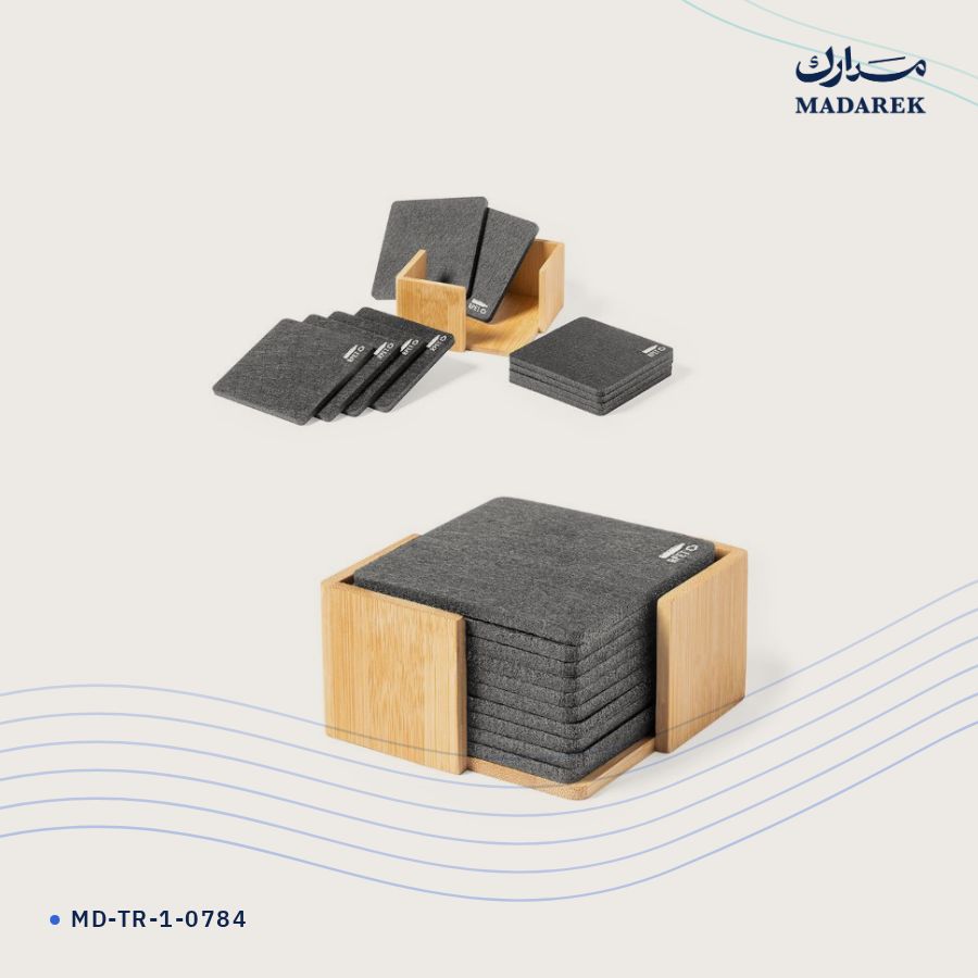 قاعدة كوب خشب · 10 قطع MD-TR-1-0784