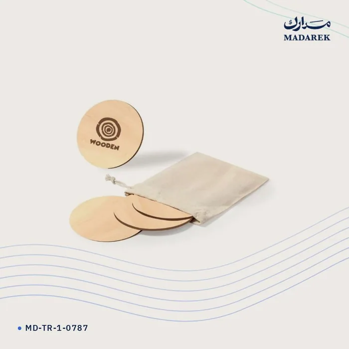 قاعدة كوب — خشب · قماش خام