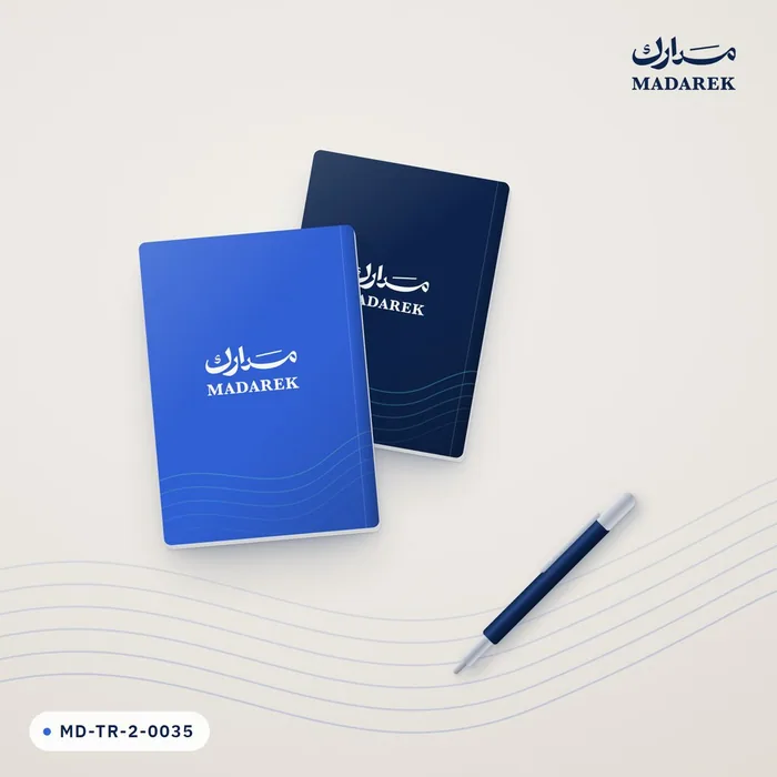 دفتر ملاحظات بغلاف A6 — 10×14 سم · 50 ورقة